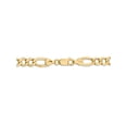 thumbnail image 4 of Figaro Chain Bracelet in Polished 14K Yellow Gold 8 inches (7.30 mm), 4 of 6
