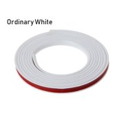 1Roll High quality 2m Length Ordinary/Plating For Xiaomi Mijia Electric Scooter Accessories Skateboard Bumper Protector Anti-collision Protection Strip Scratchproof Scratch Strips WHITE ORDINARY
