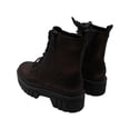 thumbnail image 6 of Guess Womens Ferina 2 Faux Leather Zipper Combat & Lace-up Boots, 6 of 7