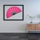 thumbnail image 2 of Abanico plegable Maitys, tela de nailon grande, estilo kung fu chino, rosa, 2 of 7