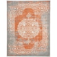 thumbnail image 1 of Unique Loom 3133055 8 x 10 ft. Olwen New Classical Area Rug, Terracotta, 1 of 1