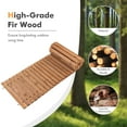 thumbnail image 6 of Gymax 8 FT Roll-out Wood Pathway 22'' Width Patio Path Straight Weather-Resist, 6 of 10