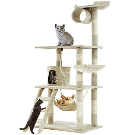 Cat Tree Tower Condo Furniture Scratch Post Kitty Pet House Tree 64