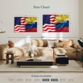 thumbnail image 3 of Elephant Stock Usa And Colombia Flags Wall Art - Horizontal Canvas Wall Art - Living Room Wall Decor - Flags Canvas - Red And Blue Decor - 45" x 30", 3 of 4