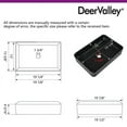 thumbnail image 4 of DeerValley Ceramic Rectangular Vessel Sink for Bathroom ,Hotel,Balck,DV-1V0010, 4 of 11