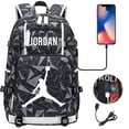 thumbnail image 1 of Youth Leisure Backpack College Student Backpack Multifunctional Sports Bag Basketball Player Jordan-ZJKDGJKJ, 1 of 4
