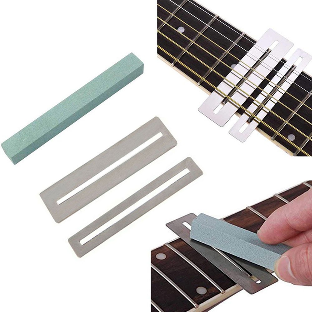 9 PCS Set Understring Radius Gauge For Guitar Bass Setup Premium Luthier Tools