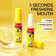 thumbnail image 2 of Spray bucal de limón para eliminar el mal aliento, limpieza bucal portátil, spray bucal fresco de 20 ml, 2 of 4