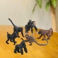 thumbnail image 3 of yotijay 3x6 Pieces Realistic Chimpanzee Figurine Education Toy Playset for Ages 3+, 3 of 9