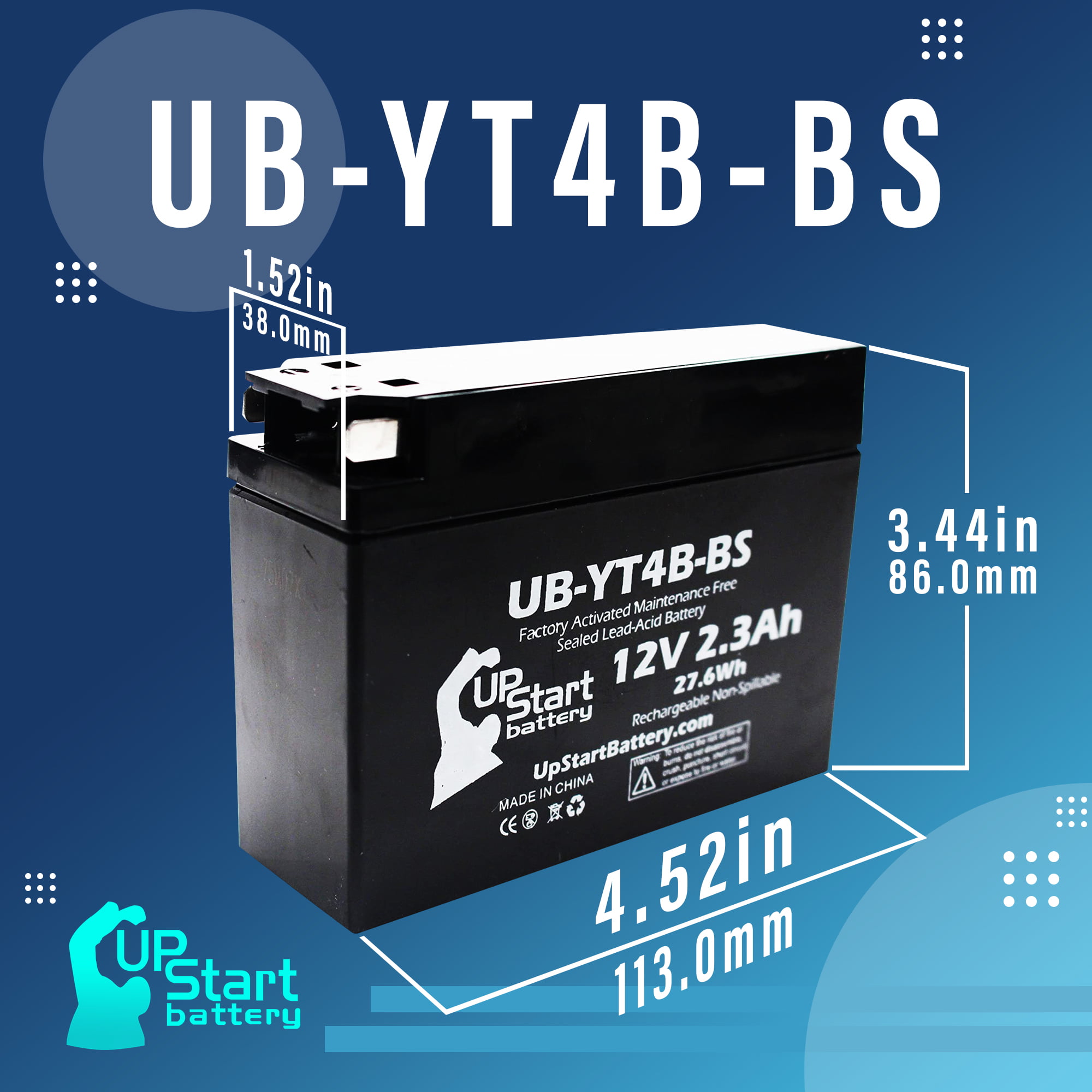 Batterie Quad YTX24H-BS - Quadyland