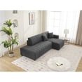 thumbnail image 6 of Devion Furniture Nargis Lamb Wool Sectional Sofa With Chaise, 6 of 14