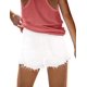 thumbnail image 3 of Pantalones cortos de mezclilla Onlypuff White para mujer Push Up Frayed S, 3 of 4