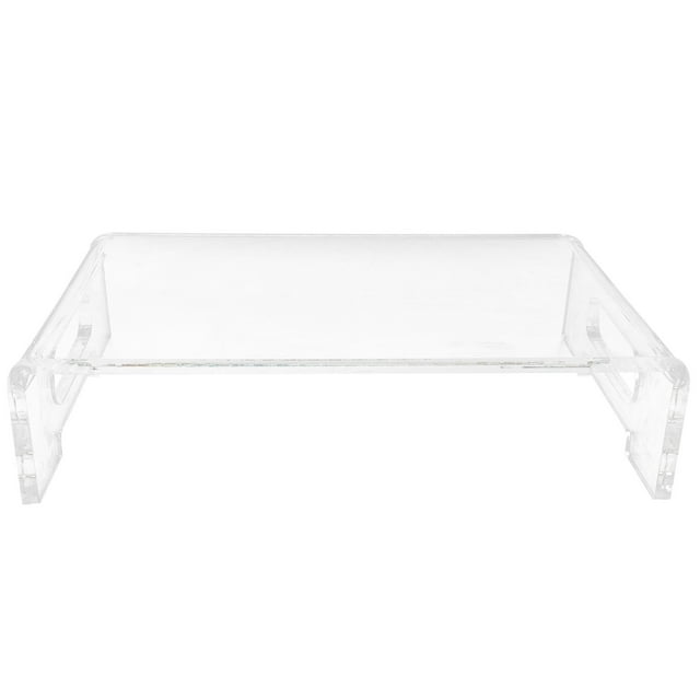 Oubit Monitor Riser,Monitor Stand Acrylic Transparent Lightweight Monitor Stand Stable Desk Stand Luxury Finish