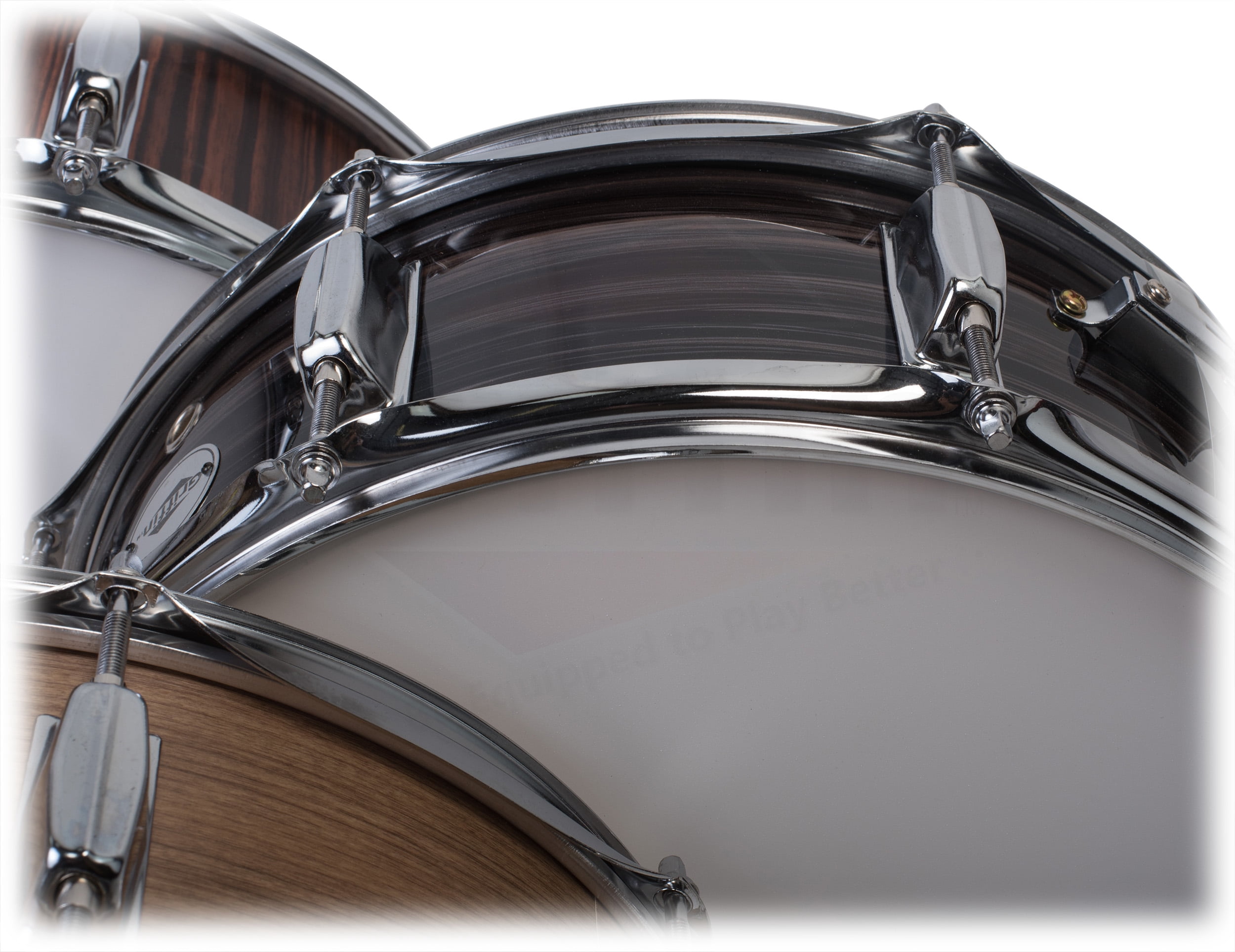 GRIFFIN Snare Drum Kit with Snare Stand, 2 Pairs of Maple Drum Sticks & Drum Key | Wood Shell Drum Set, Percussion Musical Instrument Practice Package | 8 Metal Tuning Lugs & Snare Strainer Throw Off