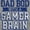 Sport Grey, variant on Fathers Day Dad Bod Video Gamer Brain Men's Big & Tall Graphic Hoodie Brisco Brands 2X