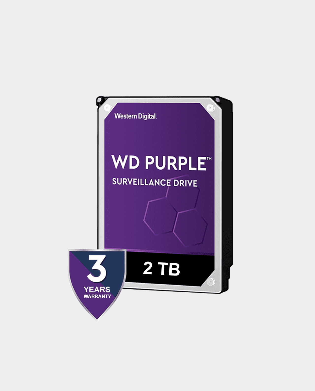 Western Digital Hard Drive WD20PURZ WD Purple AV 3.5" 2TB 64MB SATA 6Gb/s 5400 
