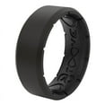 thumbnail image 2 of Groove Life Unisex Edge Round Black Ring Silicone Water Resistant Size 12, 2 of 7