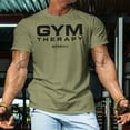thumbnail image 3 of Gymish Gym Therapy Workout Shirts for Men – Cool Funny Gym T-Shirt, Men's Gym Shirts, Workout Tops, Athletic & Gym Wear, 3 of 6