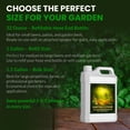 thumbnail image 4 of Humboldts Secret Everything Outdoor Plant Food | 5-5-5 Liquid Fertilizer with Norwegian Kelp | All Purpose Lawn, Vegetable & Fruit Food | Garden Nutrients | Refillable Hose End Bottle | 2.5 Gallon, 4 of 9