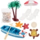 thumbnail image 2 of KAKOWELY 1 juego de decoración en miniatura estilo playa, micropaisaje, adorno en miniatura estilo playa, 2 of 4