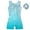 Light Blue Diamond, variant on Aideaone Girl Gymnastic Leotards with Hair Scrunchie Sparkle Dance Unitards for 4-12Years