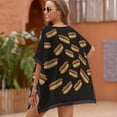 thumbnail image 4 of Hot Dog Women's Swimsuit Coverup Summer Beach Cover Up Bathing Suit Dress, 4 of 6