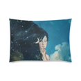 thumbnail image 1 of BSDHOME Lady Night Is Coming Deisign Pillowcase Pillow Cover Two Sides Printing 20x30 Inches, 1 of 1