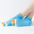 thumbnail image 1 of Yoga Socks Open Toe Open Back Professional Dispensing Women Yoga Five Finger Socks Toe Socks, 1 of 4