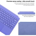 thumbnail image 7 of Magnetic Detachable Type Cover for Surface Pro 12" 2025, Ultra‑Slim Keyboard, Multi‑Touch Trackpad, USB‑C Rechargeable，Purple, 7 of 7