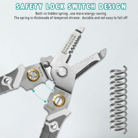 

ping. The ergonomic handle provides a comfortable grip for extended use while the durable construction ensures long-lasting durability. Whether you‘re a professional electrician or DIY e