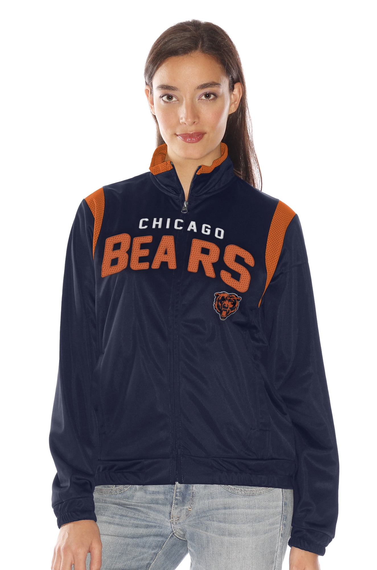 Chicago Bears Women's NFL "Primetime" Full Zip Team Color Track Jacket by G-III Sports