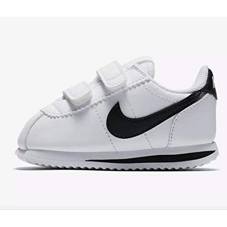 Alegre Aniquilar Reducción Nike Cortez Basic SL Toddler's Shoes White/Black 904769-102 - Walmart.com