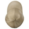 thumbnail image 4 of Plain Baseball Dad Cap Adjustable Size for Outdoor Activities Khaki, 4 of 6