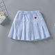 thumbnail image 2 of Falda de verano para niñas, falda plisada, falda deportiva de seda helada, falda fina anti-caminar, 2 of 6