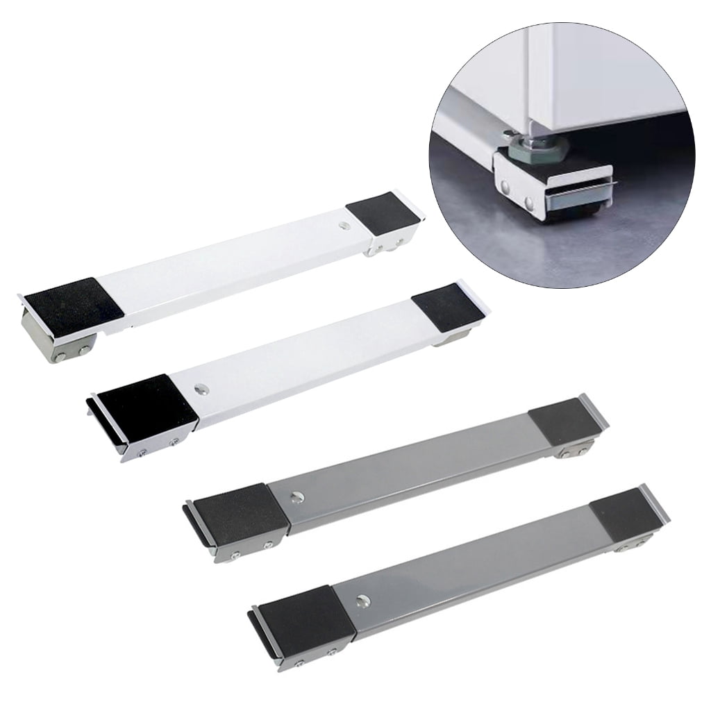 Extendable Appliance Rollers Mobile Washing Machine Base Fridge Stand Moving Cart for Refrigerators Dryers Dishwashers