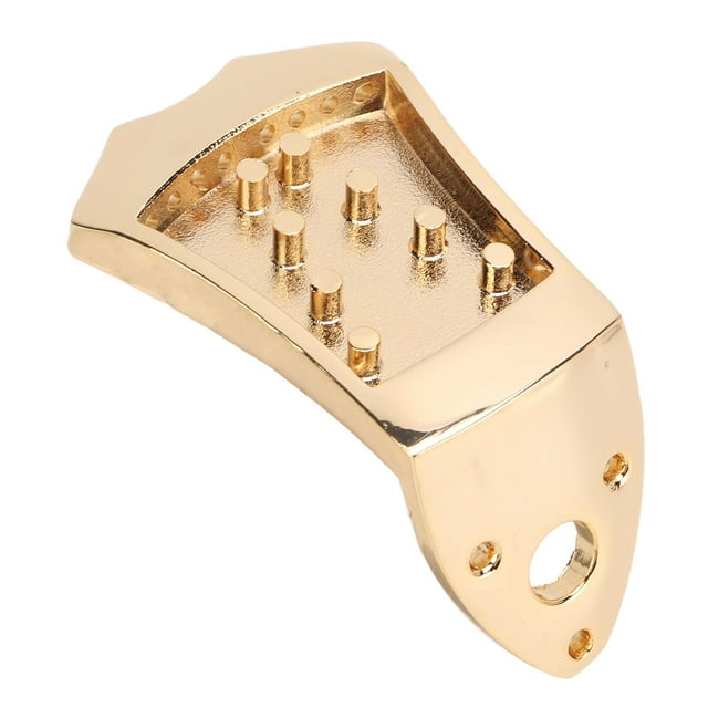 Mandolin Tailpiece Replacement, Mandolin Tailpiece Professional For 8 String Vaulted Mandolins Gold