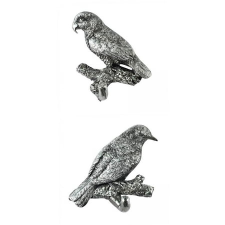 

Pack of 2 Birds Hanger Storage Scarf Resin Wall Hooks for Door StyleN