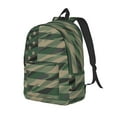 thumbnail image 5 of Defioc Jungle Green Camo USA Flag for Canvas Backpack,Travel Rucksack Unisex Knapsack Laptop Backpack for Work & College -Small, 5 of 7