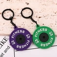 thumbnail image 6 of YANONELRY PVC Mini Barbell Plates Keychain -Kettlebells DlY Silicone Dumbbell Keyring -Gym Gifts for Gym Lovers Fitness Trainer Gift Backpack Jewelry, 6 of 7