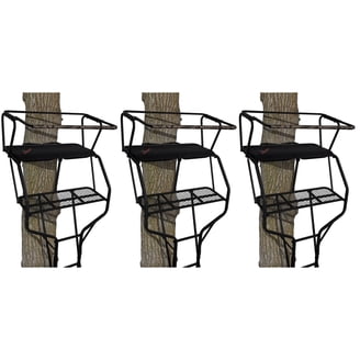 Big Game Hunter HD 1.5 Ladder Tree Stand - Extra Wide Seat, 18.5 Ft, 350 Lb