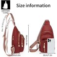 thumbnail image 5 of Women's Fashion Casual Solid Color Crossbody Bag, Solid Color Lightweight Crossbody Bag, Solids Colors Handbag, 5 of 10