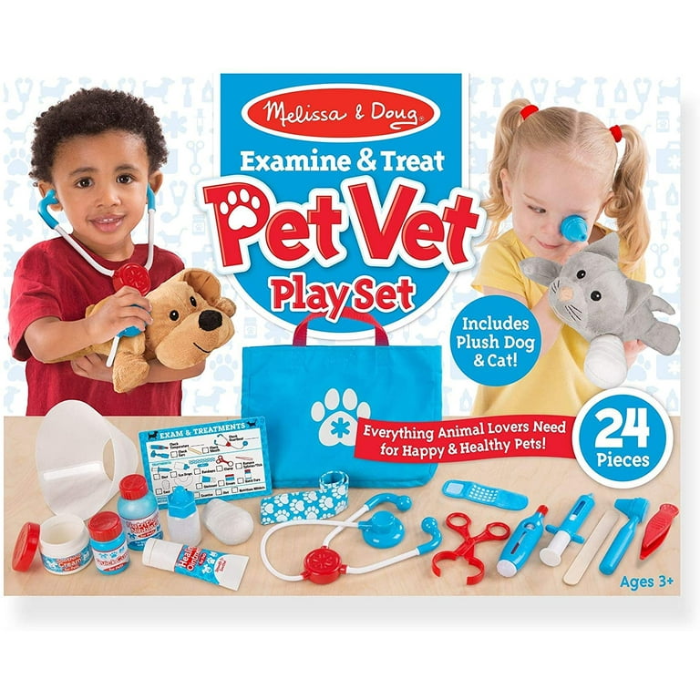 Melissa & Doug Playset, Pet Vet, Examine & Treat