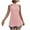 Pink, variant on Flowy Tank Tops for Women Sleeveless High Neck off Shoulder Tanks Loose Summer Fashion Daily Blouses