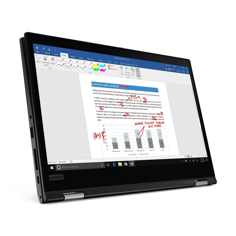 Lenovo ThinkPad L13 Yoga Gen 2 Intel Laptop, 13.5