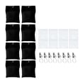 thumbnail image 1 of Luzkey 8 Pcs Poids pour Rideaux d'Extérieur Pratiques Robustes contre le Vent pour Patio Extérieur Noir, 1 of 8
