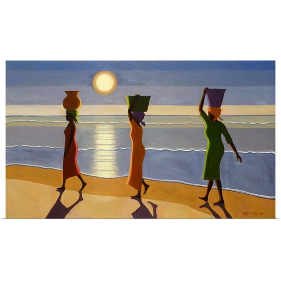 Great BIG Canvas | Rolled Tilly Willis Poster Print entitled By the Beach, 2007