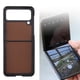 thumbnail image 3 of Funda para Galaxy Z FOLD 4 ANGGREK Funda protectora de teléfono de cuero PU a prueba de polvo, 3 of 8