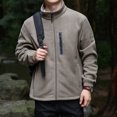 thumbnail image 3 of Sudadera con cremallera de alta calidad, perfecta para otoño e invierno, ropa polar 2024, sudadera con capucha térmica informal cálida coreana para hombre, 3 of 5