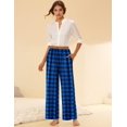 thumbnail image 3 of Ekouaer Pajama Pants for Women Soft Comfy Pajama Bottoms Casual Stretch Wide Leg Pants with Pockets, 3 of 6