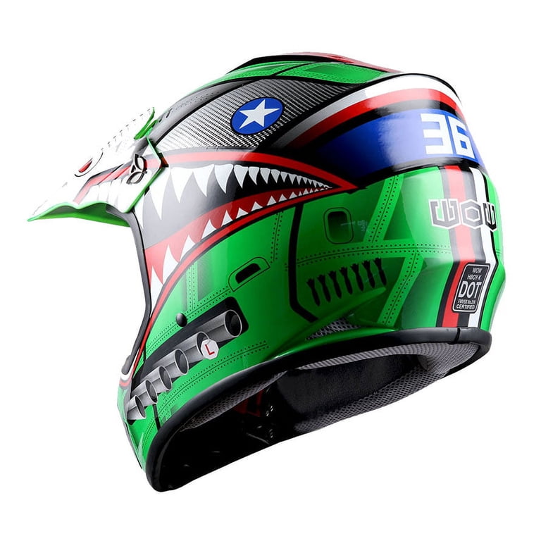 bike helmet world of warcraft WOW Motorcycle Street Full Face Carbon Fiber Black : Automotive 50 CM 19.3/19.7 Inch M 51 Wow! Youth Kids Motocross BMX